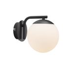 Nordlux Grant  Wandleuchte Glas Schwarz | Geeignet für 1x E14