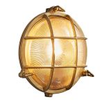 Nordlux Polperro Wandleuchte Glas Kupfer | 195mm - IP64 - Geeignet für E27