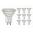 Mehrfachpackung 10x Noxion PerfectColor LED-Spot GU10 PAR16 3W 230lm 36D - 927 Extra Warmweiß | Höchste Farbwiedergabe - Dimmbar - Ersatz für 35W