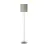 Eglo Stehlampe Pasteri Stahl Satin-Nickel Taupe | IP20 - Geeignet für 1x E27 