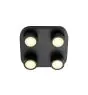 Nordlux Clyde Deckenleuchte 4-Spot Metall Schwarz 14W 950lm - 827 Extra Warmweiß | 85mm - 3-Stufen Dimmbar