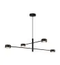 Nordlux Pendelleuchte Clyde Metall Schwarz 16W 1180lm - 827 Extra Warmweiß | IP20 - 3-Stufen Dimmbar