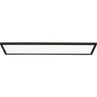 Brilliant Milton Deckenleuchte Plastik Schwarz Weiß 19W 3200lm - 840 Kaltweiß | IP44