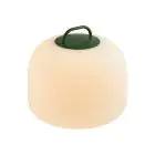 Nordlux Tischlampe Kettle To-Go Portable Akku Grün 6.8W 450lm - 827 Extra Warmweiß | 3-Stufen Dimmbar 